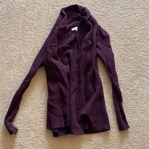 Maroon cardigan